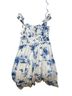 Altar'd State Floral White Blue Casual Dress Size S - photo 1