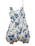 Altar'd State Floral White Blue Casual Dress Size S - photo 2