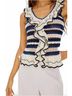 Rails Blue Luci Top With Ruffle in Crete Stripe Size S - photo 4