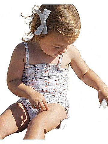 Rylee + Cru Girl's Tori One-Piece in Summer Fruit (view 2)