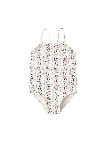 Rylee + Cru Girl's Tori One-Piece in Summer Fruit (view 1)