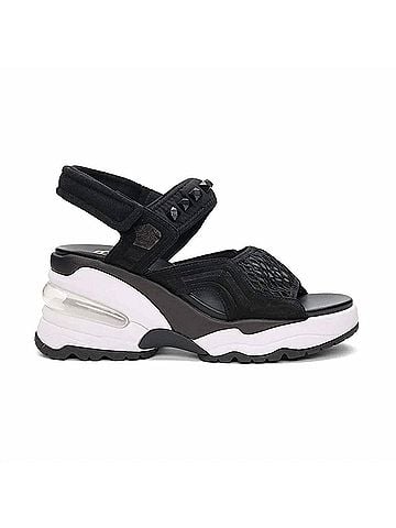 Ash Women's Diva Wedge Sandal in Black (view 1)