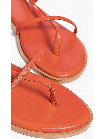 Free People Women's Corsica Strappy Sandal in Vermillion (view 2)