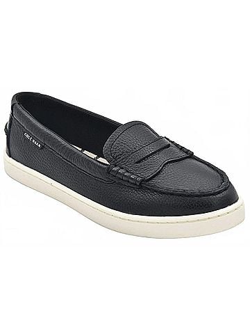 Cole Haan Women's Pinch Long-Weekender Penny Loafer in Black (view 2)