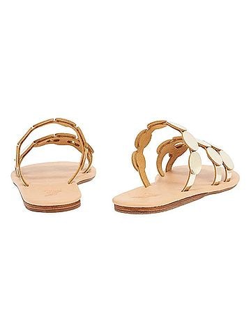 Ancient Greek Sandals Women's Kirini Mirror Sandal in Gold (view 2)