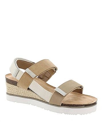Corkys Women's Roadie Strap Sandal in Tan/Multi (view 2)