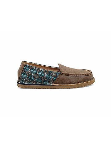 Wrangler Jeans Co Women's Loafer Slip-On in Bomber/Turquoise Multi (view 1)