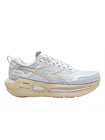 Diadora Women's Cellula 2 Running Shoes in White/Whisper White (view 1)
