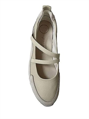 Paul Green Women's Dynamic Fit Flat Sneakers in Shell Biscuit Combo (view 2)