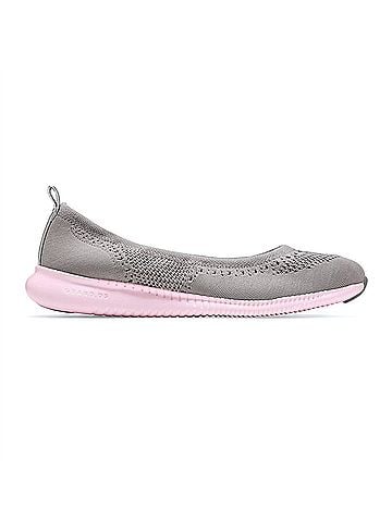 Cole Haan Women's Zerogrand Stitchlite Ballet Flat in Ironstone/Lilac (view 1)