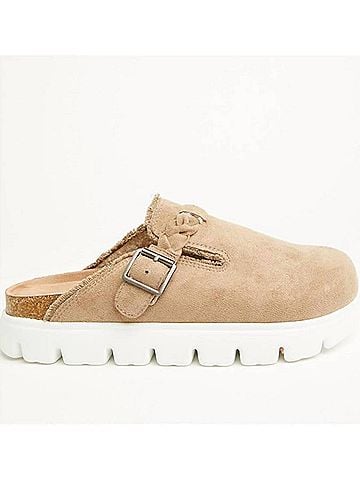 Very G Women's Cali Slip-On Casual Clog in Taupe (view 2)