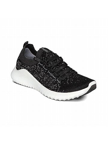 Aetrex Women's Carly Sneaker in Black (view 2)