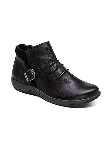 Aetrex Women's Luna Ankle Boot in Black (view 2)