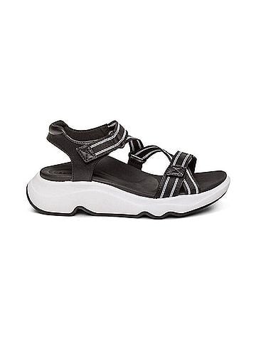 Aetrex Women's Marz Sandal in Black (view 1)