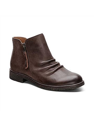 Aetrex Women's Mila Weatherproof Boots in Dark Brown (view 2)