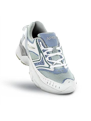 Apex Women's Reina Runner Active Shoe in White/Silver (view 2)