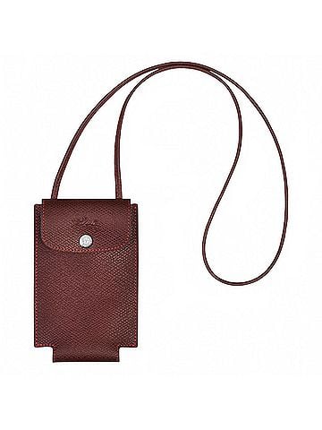 Longchamp Phone Case Lanyard in Red (view 1)