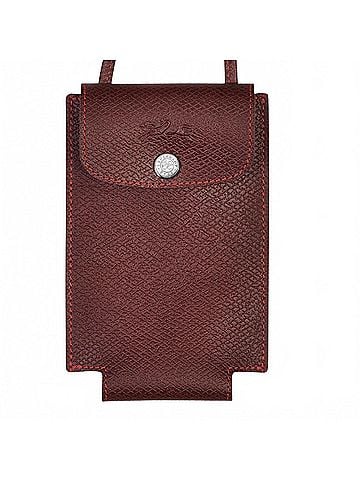 Longchamp Phone Case Lanyard in Red (view 2)
