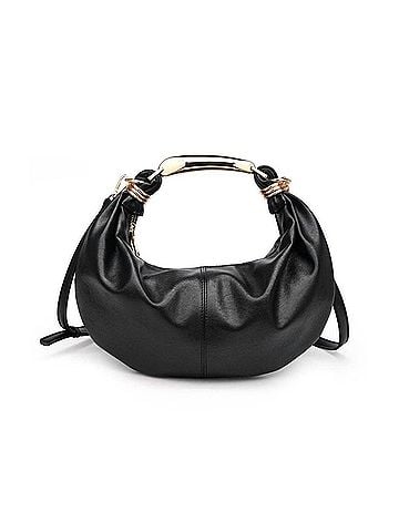 Urban Expressions Women's Carrie Vegan Leather Crossbody Bag in Black Gold (view 1)