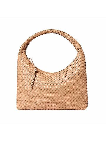 Loeffler Randall Women's Willow Woven Hobo Bag in Desert Sand (view 1)