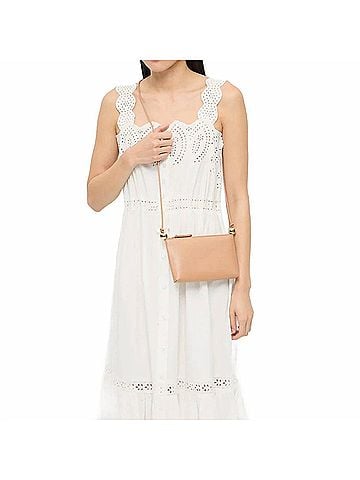 Loeffler Randall Women's Yasmine Flat Clutch Bag in Dune (view 2)