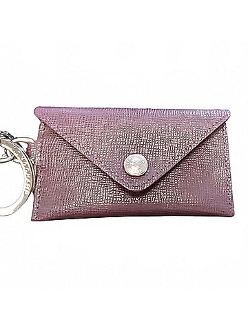 Longchamp Envelope Keyring in Burgundy (view 1)
