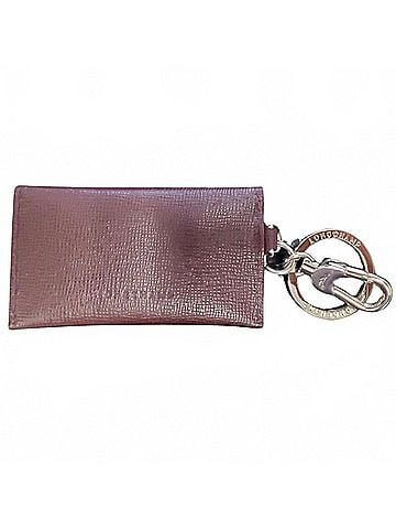 Longchamp Envelope Keyring in Burgundy (view 2)