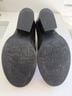 Korks Black Ankle Boots Size 8 1/2 - photo 3