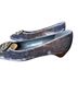 Stuart Weitzman Multi Color Purple Gray Flats Size 6 - photo 4