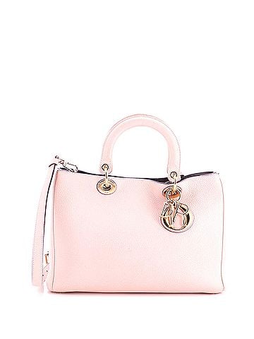Christian Dior Diorissimo Tote Pebbled Leather Medium (view 1)