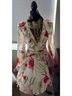 PatBO 100% Polyester 3% Elastane 97% Polyester Floral White Cocktail Dress Size 6 - photo 3