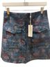 Erin Floral Multi Color Denim Skirt Size 10 - photo 1