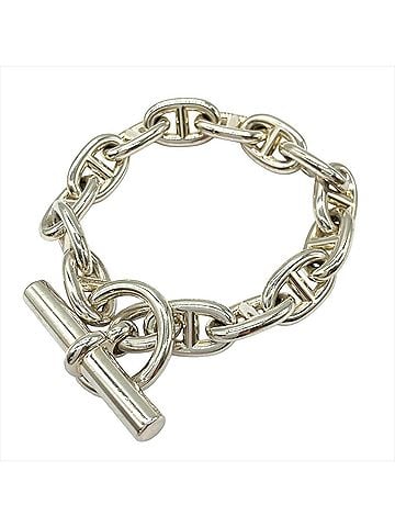 Hermès Hermes Chaine d'Ancre Bracelet 21AW001694 SV925 52.2g Silver 14 links Men's Women's (view 1)