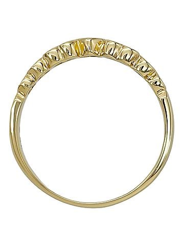 Christian Dior Christian Dior Dior Heart Ring with Diamond, Approx. 1 18K Yellow Gold, 2.8g, Women's (view 2)