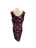 Boden Floral Blue Red White Cocktail Dress Size 10 - photo 2
