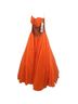 Jovani 100% Polyester Orange Cocktail Dress Size 0 - photo 1