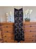 Nookie Floral Black Formal Skirt Size S - photo 5