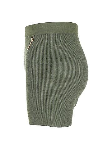 Jacquemus Jacquemus Le Short Pralu Knit Shorts in Green Viscose (view 2)