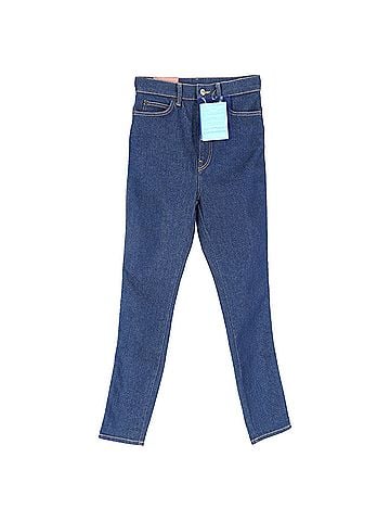 Acne Acne Studios Regular Fit Jeans in Blue Denim (view 1)