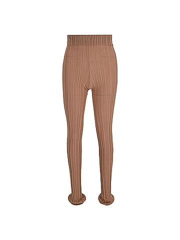 Acne Acne Studios Keera Leggings in Beige Cotton (view 1)