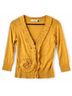 Sparrow 100% Cotton Gold Cardigan Size XS - photo 4