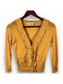 Sparrow 100% Cotton Gold Cardigan Size XS - photo 5