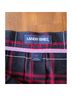 Lands' End Tropical Plaid Red Black Casual Skirt Size 12 - photo 3