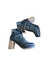 Sorel 100% Leather Black Gray Heels Size 8 1/2 - photo 5
