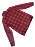 L.L.Bean 100% Polyester Checkered-gingham Red Black Pullover Sweater Size L - photo 2