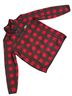 L.L.Bean 100% Polyester Checkered-gingham Red Black Pullover Sweater Size L - photo 1