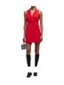 Alice + Olivia 98% Polyester 2% Elastane 100% Polyester Red Cocktail Dress Size 6 - photo 2