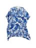 Tommy Bahama 100% Polyester Floral Blue Casual Shirts Size M - photo 1