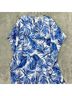 Tommy Bahama 100% Polyester Floral Blue Casual Shirts Size M - photo 4
