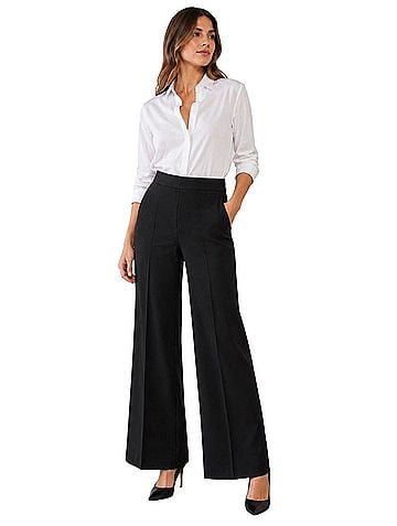 Veronica Beard Classic Wide Leg Dress Pants (view 1)
